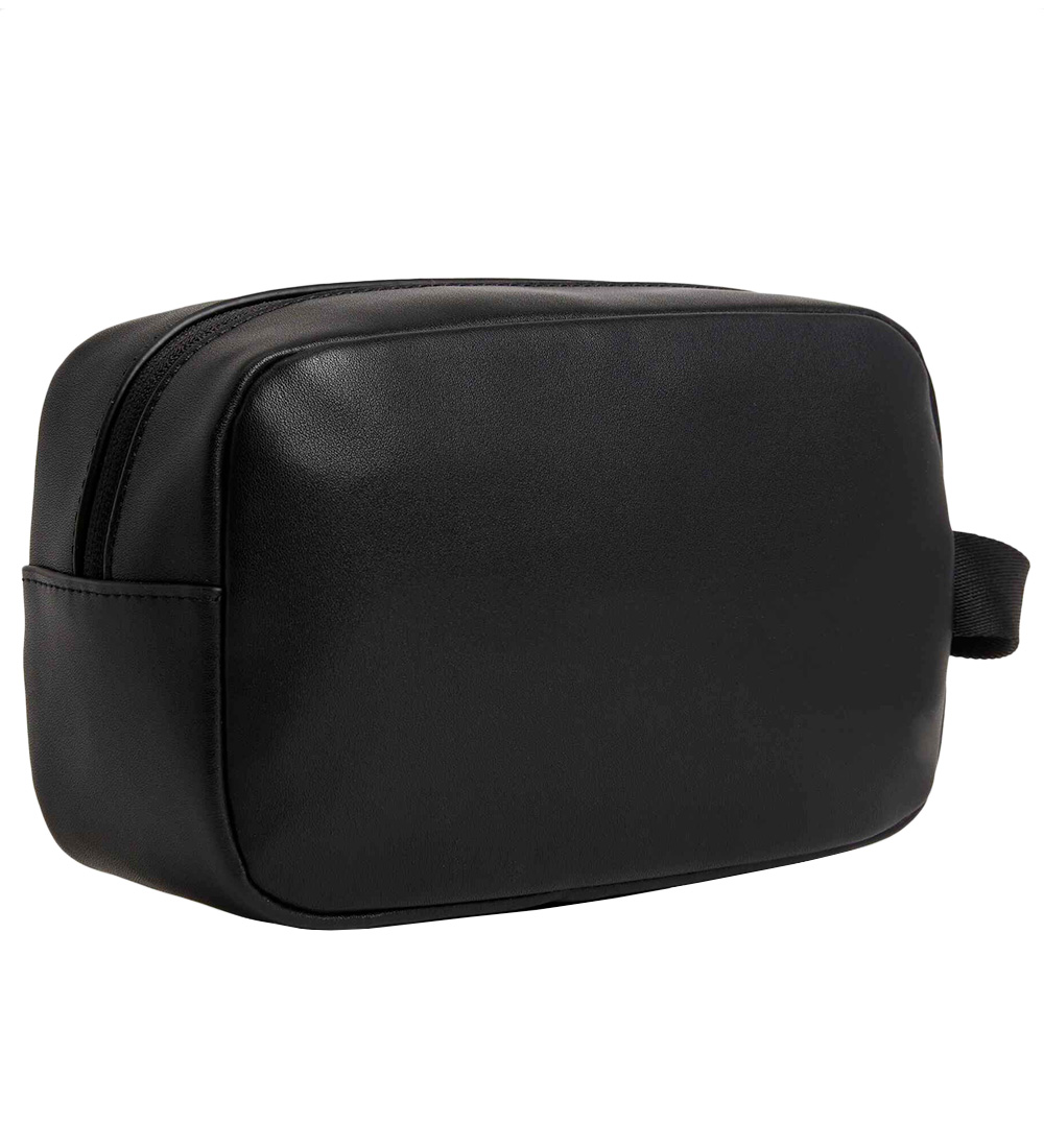 Tommy Hilfiger Toiletry Bag - TJM Essential Leather - Black
