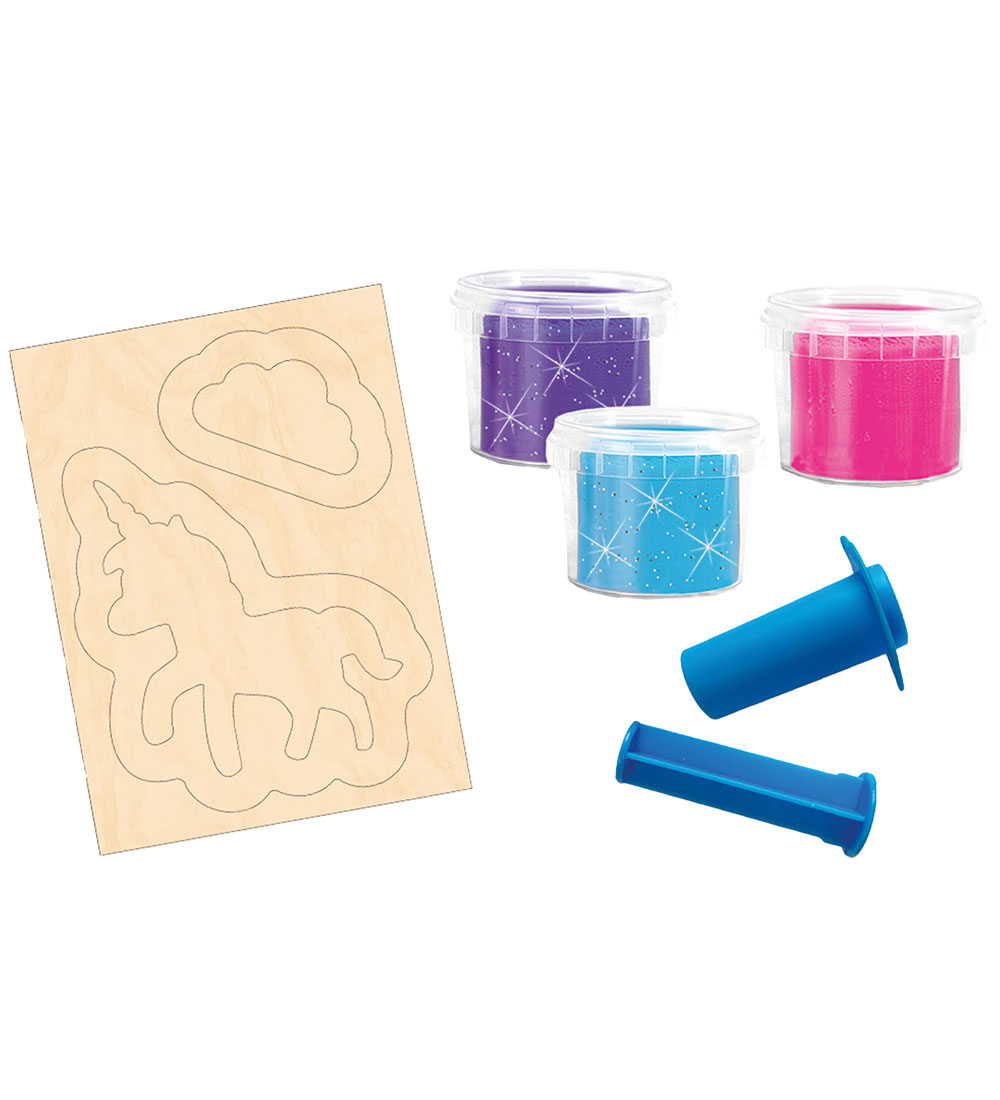 SES Creative Play Dough w. Glitter - Unicorn