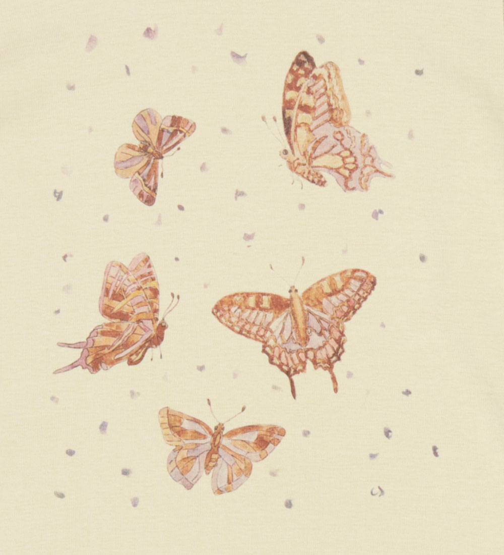 Wheat T-shirt - Butterflies - Clam