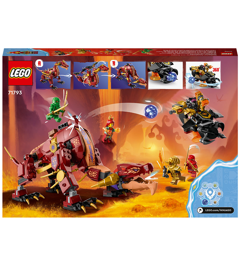 LEGO® Ninjago - Heatwaves omvandlingsbara lavadrake 71793 - 479