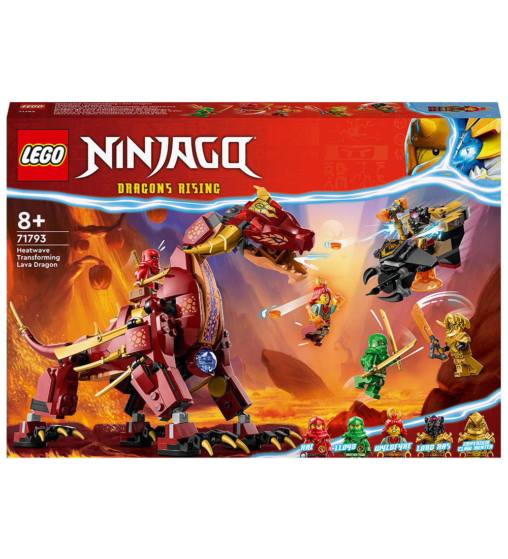 LEGO® Ninjago - Heatwaves omvandlingsbara lavadrake 71793 - 479
