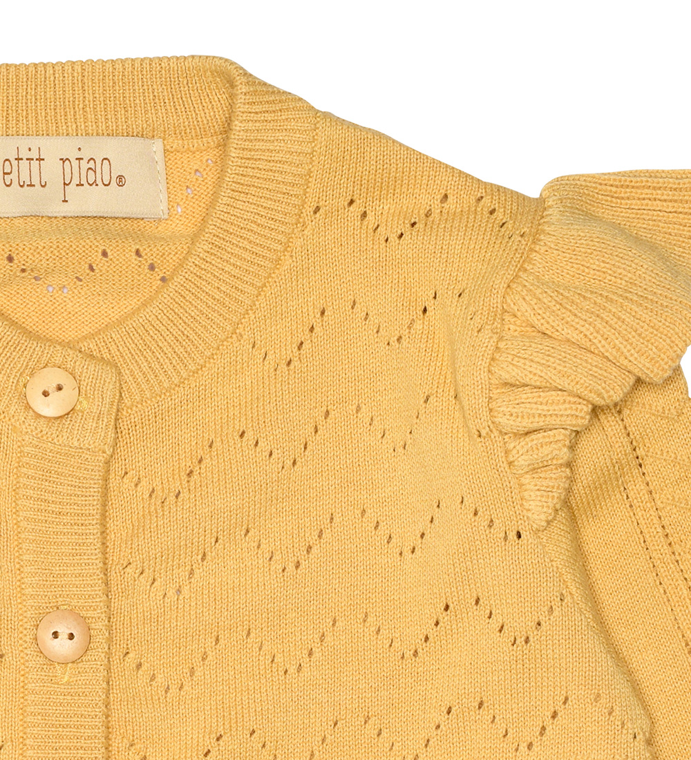 Petit Piao Cardigan - Knitted - Yellow Corn
