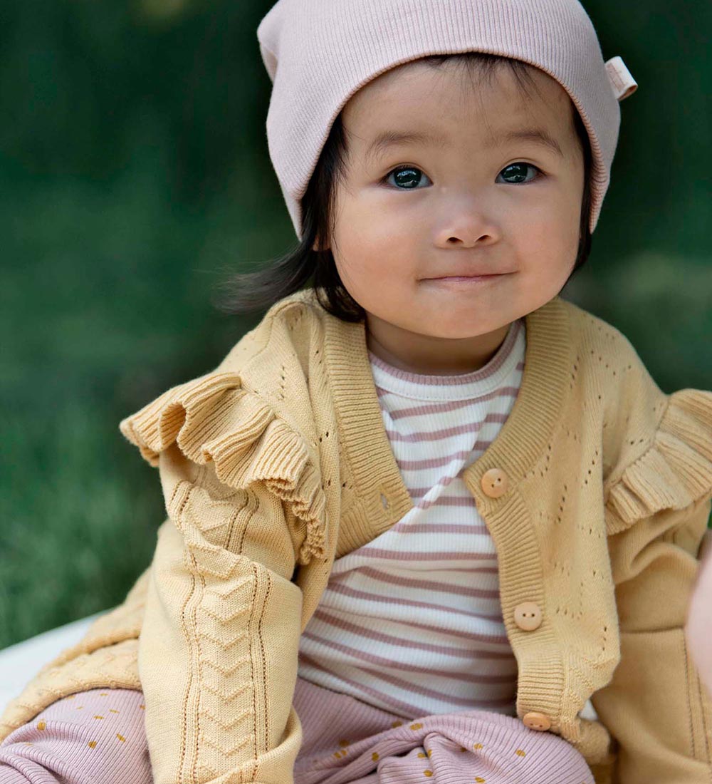 Petit Piao Cardigan - Knitted - Yellow Corn