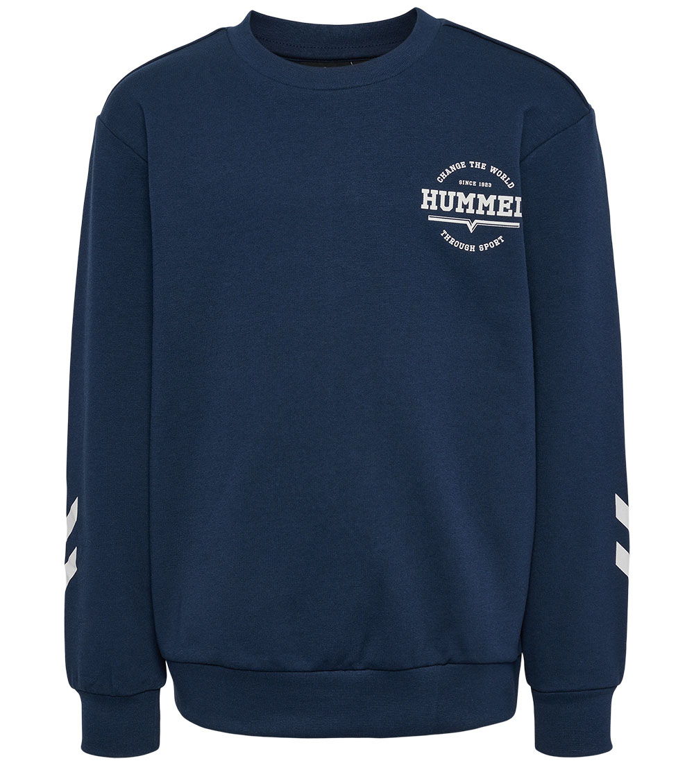 Hummel Sweatshirt - hmlAsher - Dress Blue