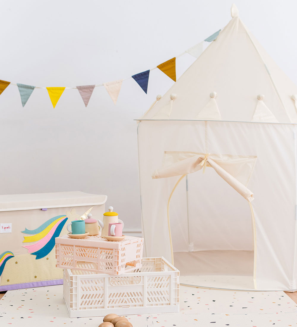 3 Sprouts Play Tent - 100 x 135 cm - Almond