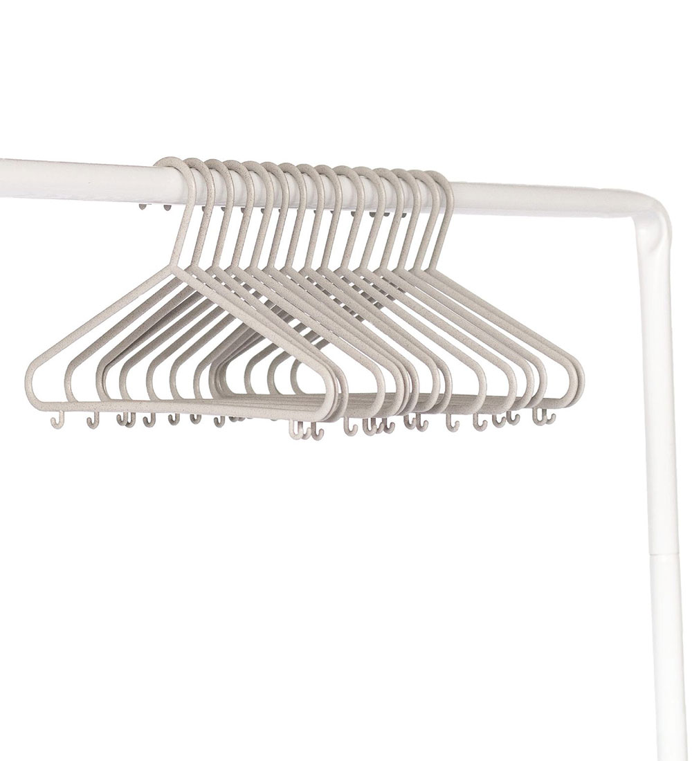 3 Sprouts Hanger - 15-Pack - 29.5 x 17.5 cm - Grey