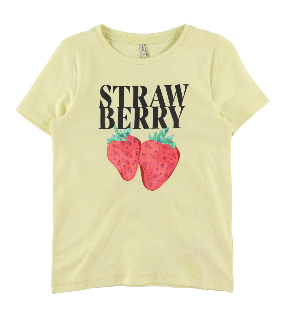 Kids Only T-shirt - KogKita - French Vanilla/Berry