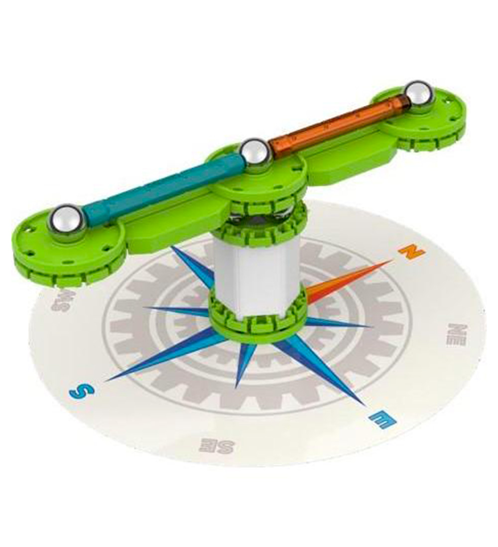 Geomag Magnet set - Mechanics Motion Recycled Compass - 35 Parts