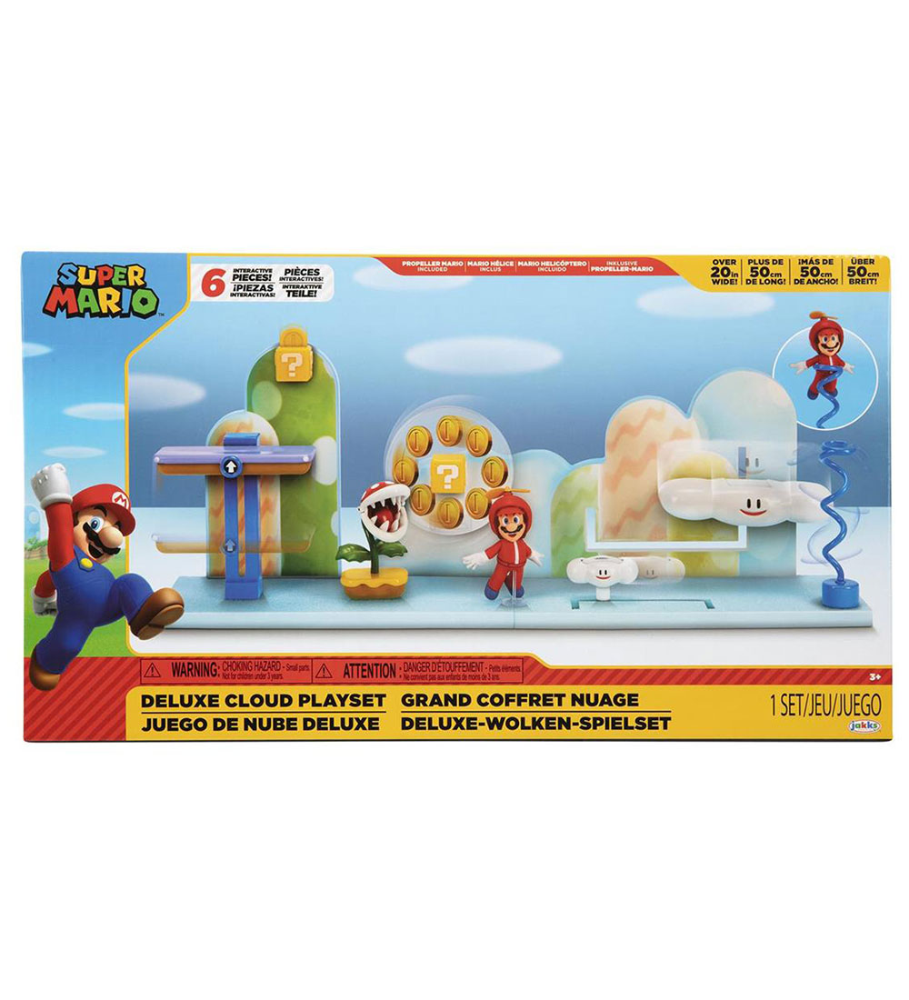 Super Mario Play Set - Deluxe Playset - 11 Parts