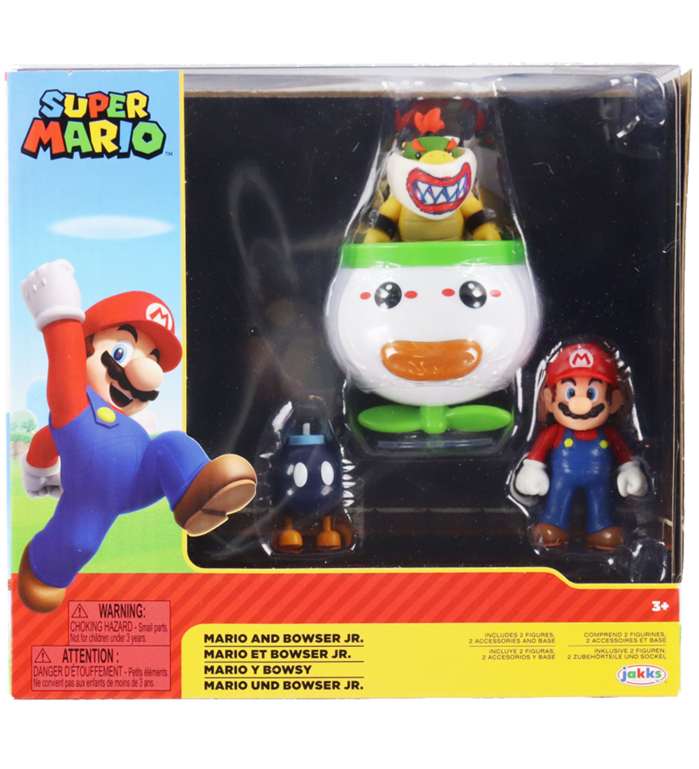 Super Mario Figurine Jouet - 3 Pack - Mario et Bowser