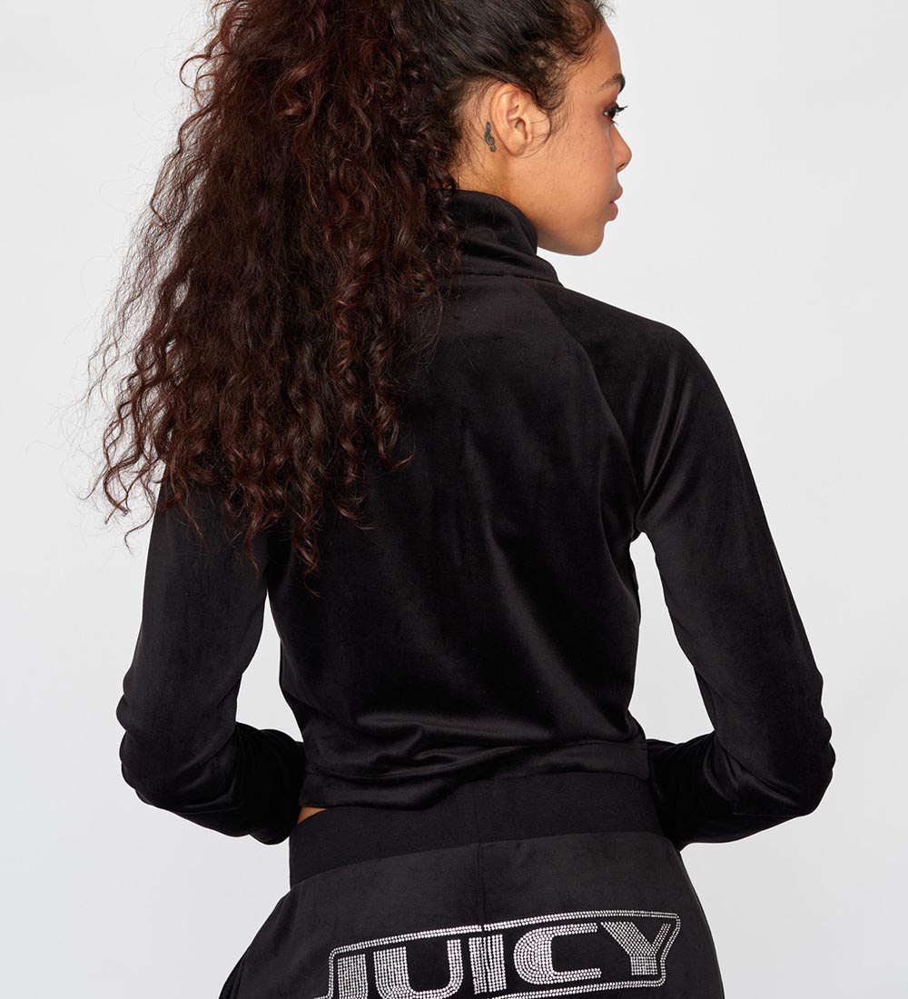 Juicy Couture Cardigan - Velvet - Black