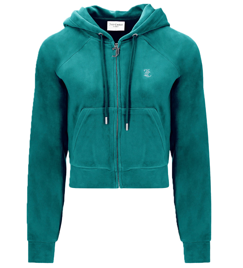Juicy Couture Cardigan - Velour - Deep Lagun