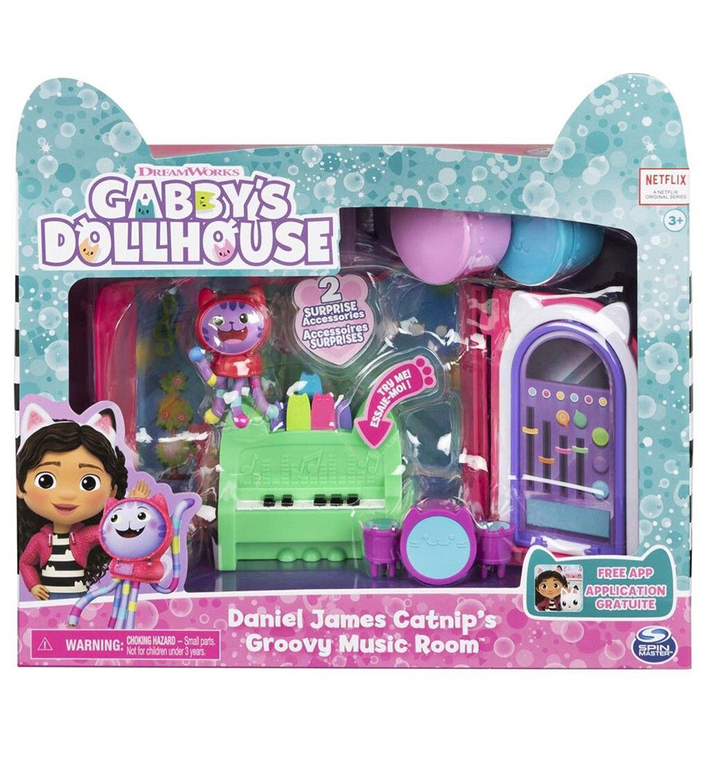 Gabby's Dollhouse Set - 8 Parts - Daniel James Catnip Groovy Mus