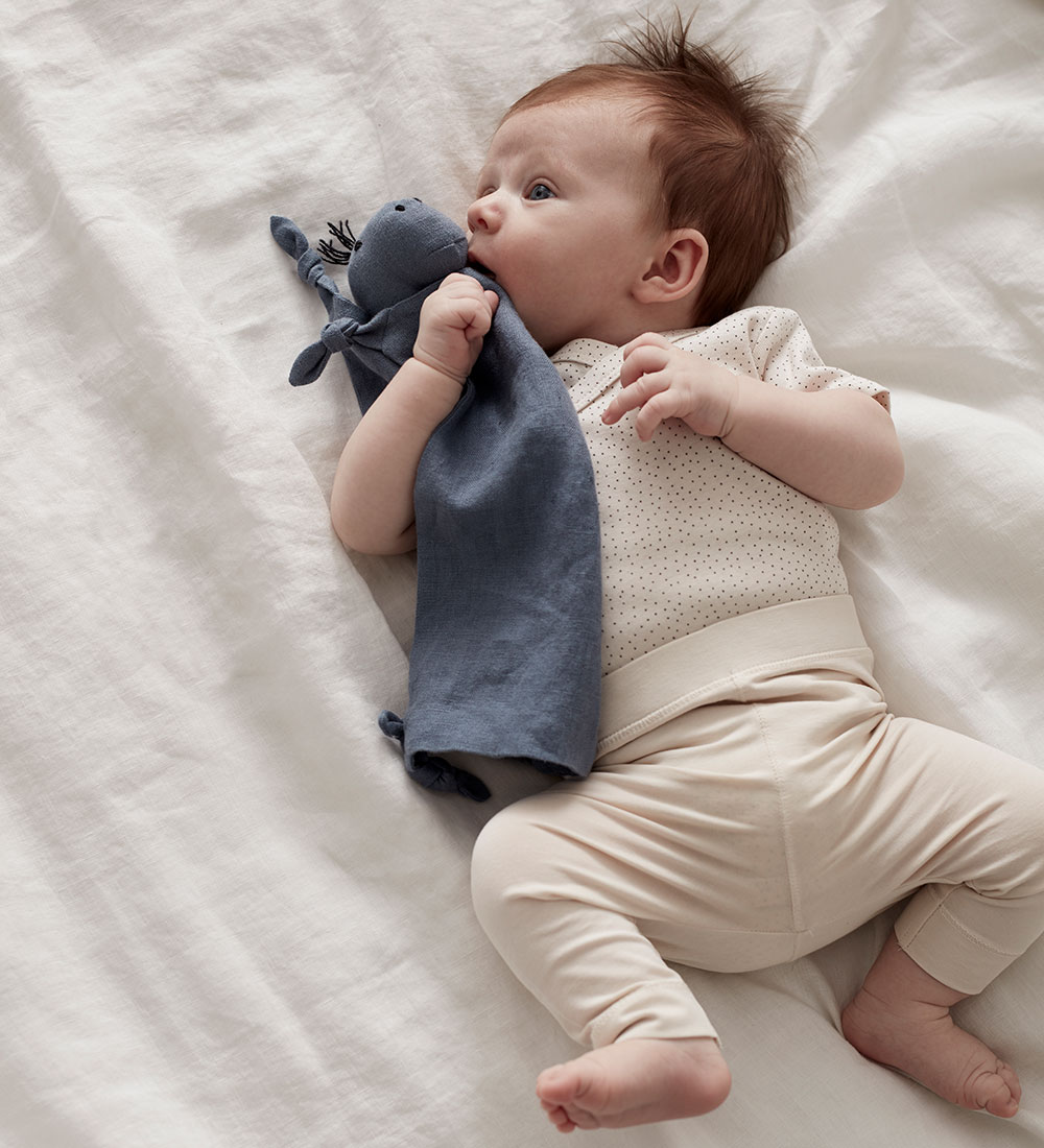 Kids Concept Snuttefilt - Dino - Blå