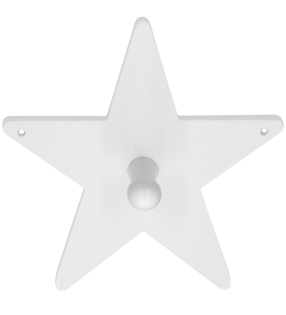 Kids Concept Wall Hook - Star - White