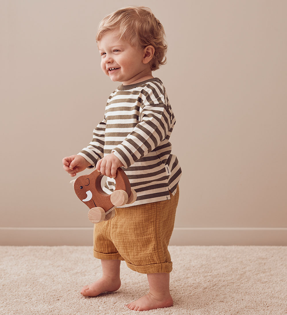 Kids Concept Wooden Toy - Mammut - 12 x 7 cm - Brown