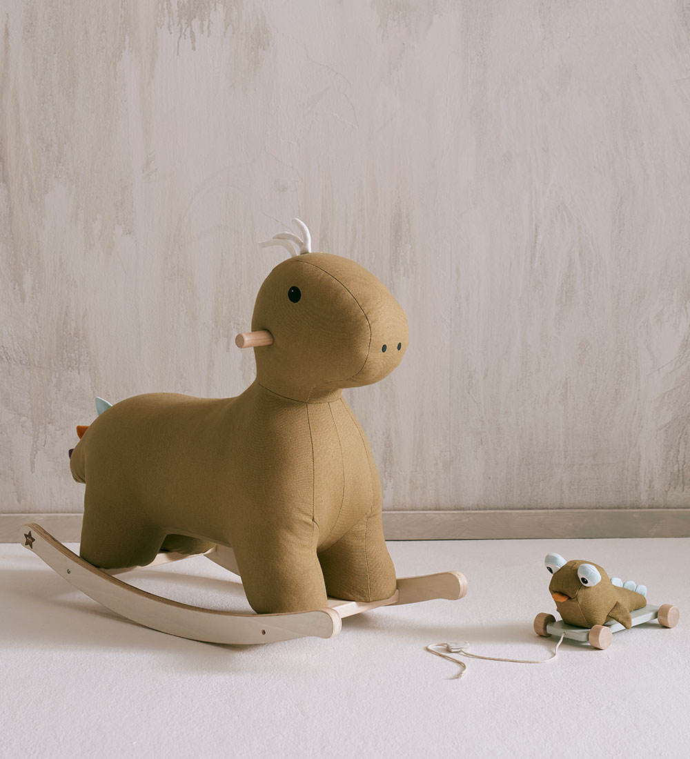 Kids Concept Rocking Horse - Dino - Green