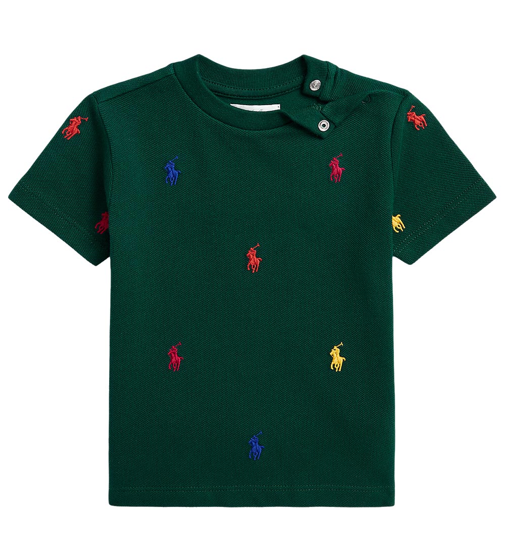 T-Shirt Polo Ralph Lauren - Vert av. Logos