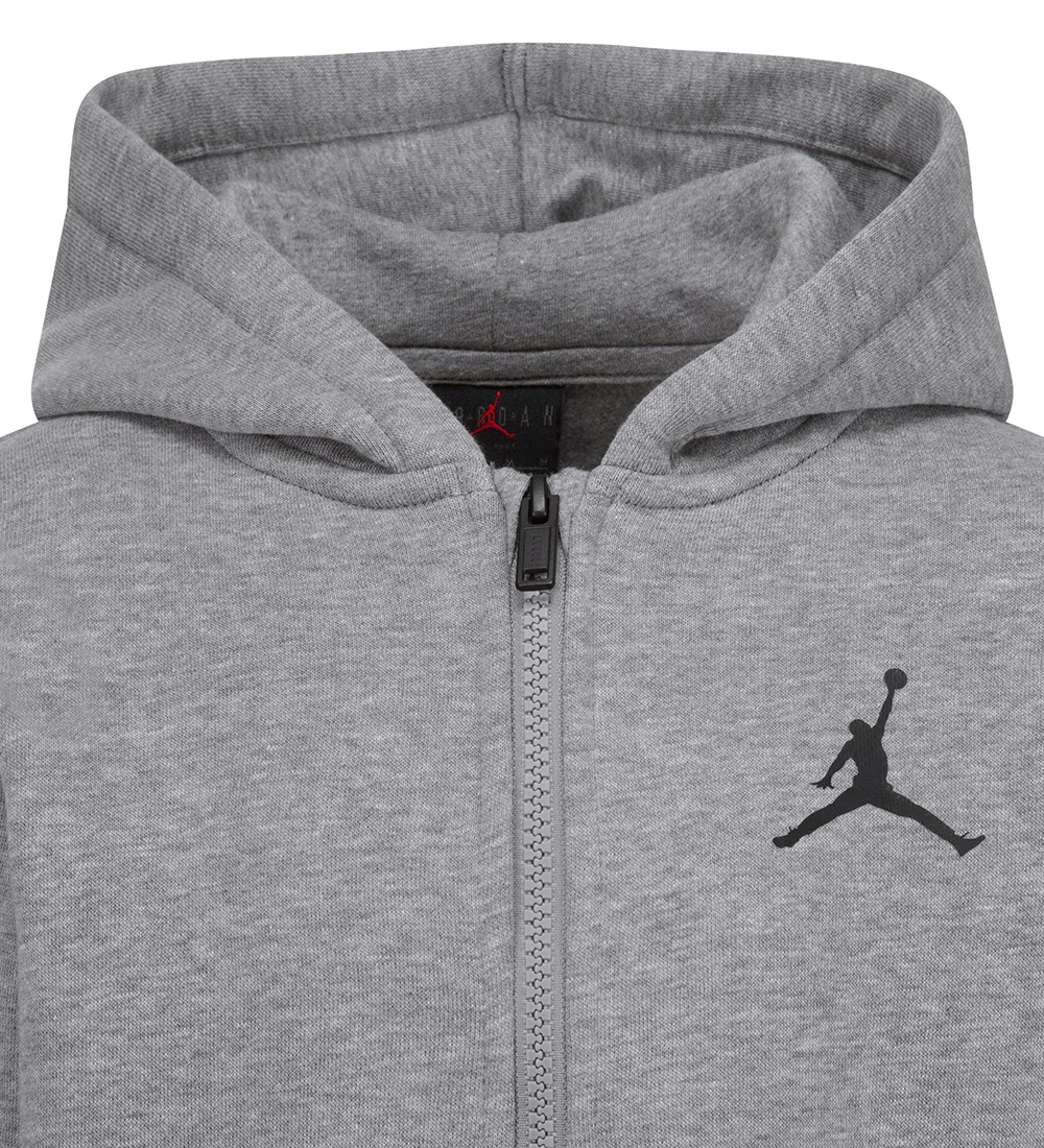 Jordan Tracksuit - Cardigan/Sweatpants/T-shirt - Grey/Black