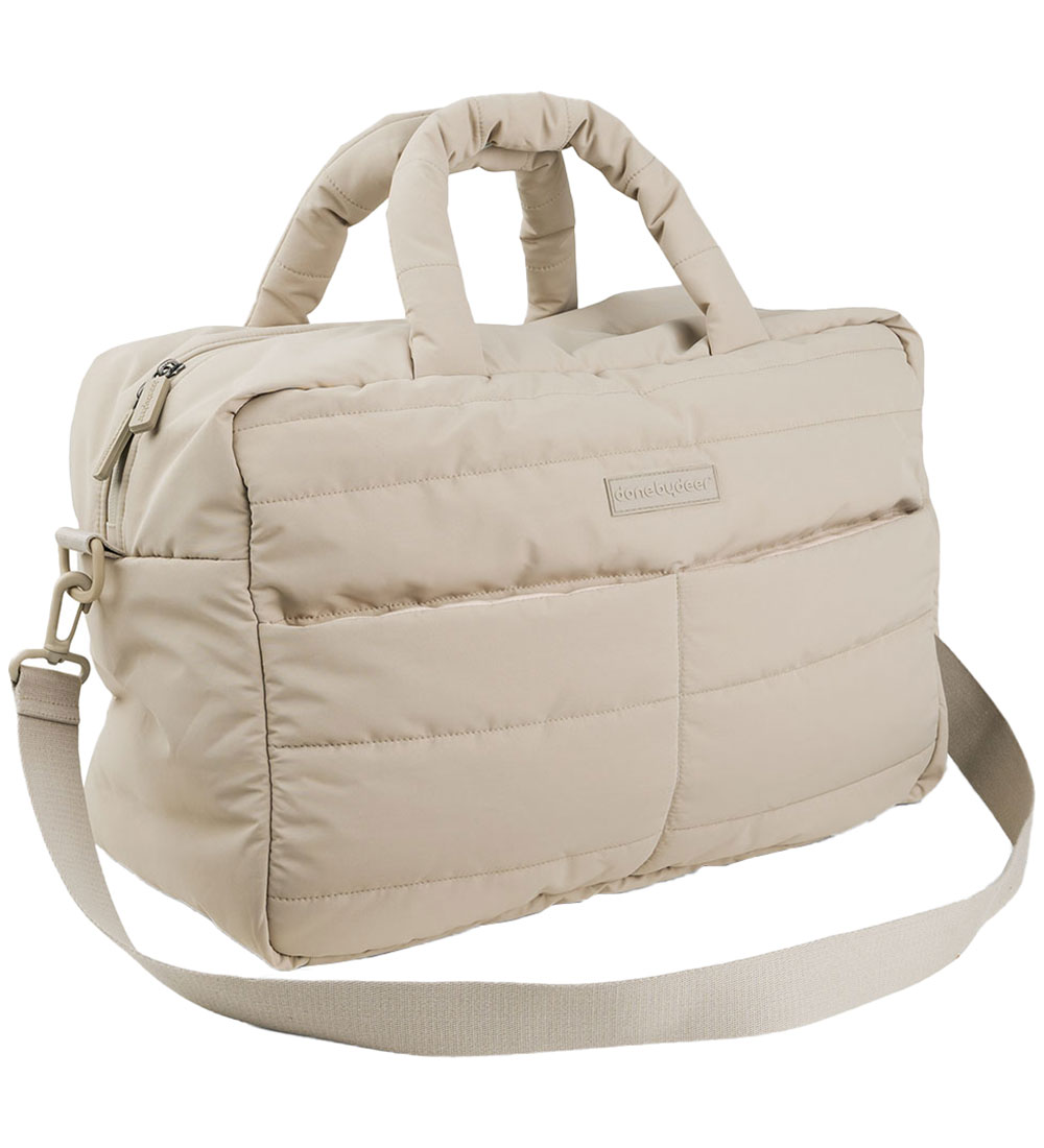Done by Deer Changing Bag - Quilted - Sand