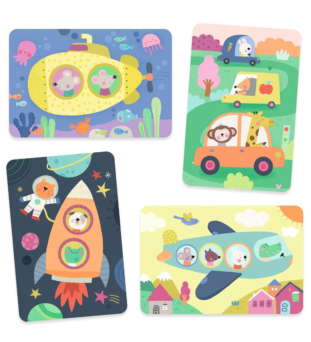 Djeco Magic Coloring - On the Road