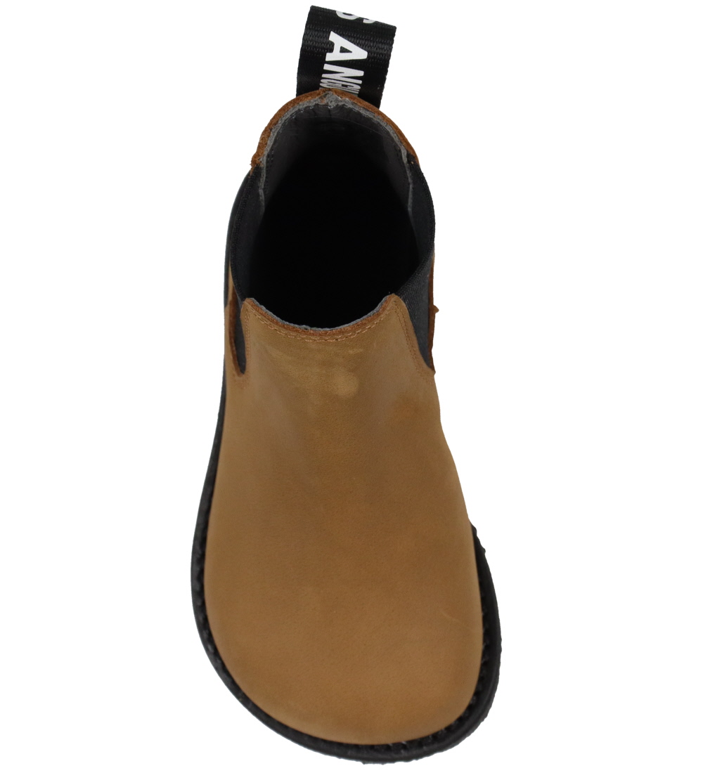 Angulus Boots - Chelsea - Dark Cognac/Black