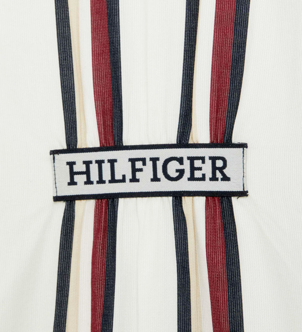 Robe Tommy Hilfiger - Global Stripe - Ivory/Rouge White