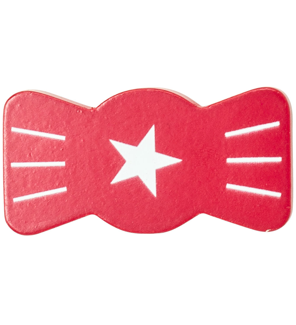 MaMaMeMo Play Food - 6 x 3 cm - Wood - Candy - Red