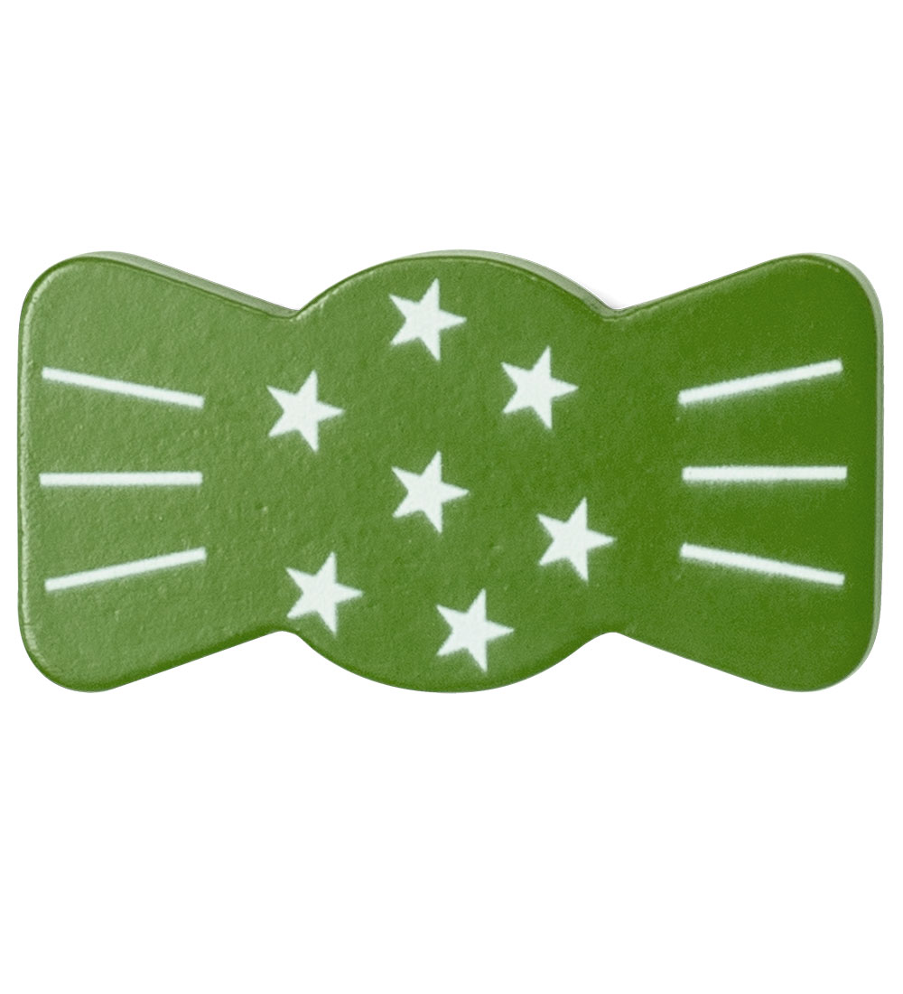 MaMaMeMo Play Food - 6 x 3 cm - Wood - Candy - Green
