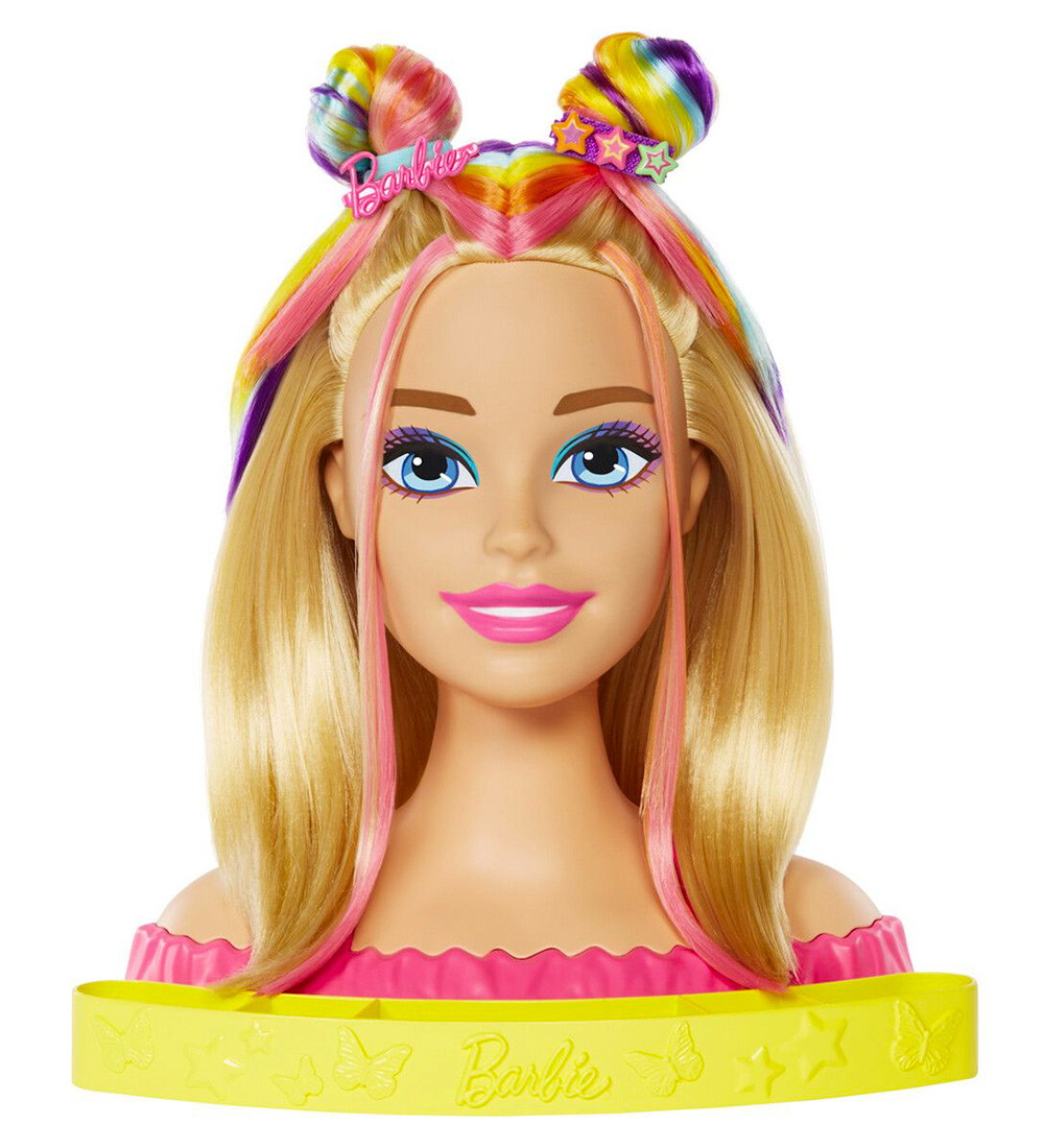 Barbie Hairdresser - Neon Rainbow Deluxe Styling Head