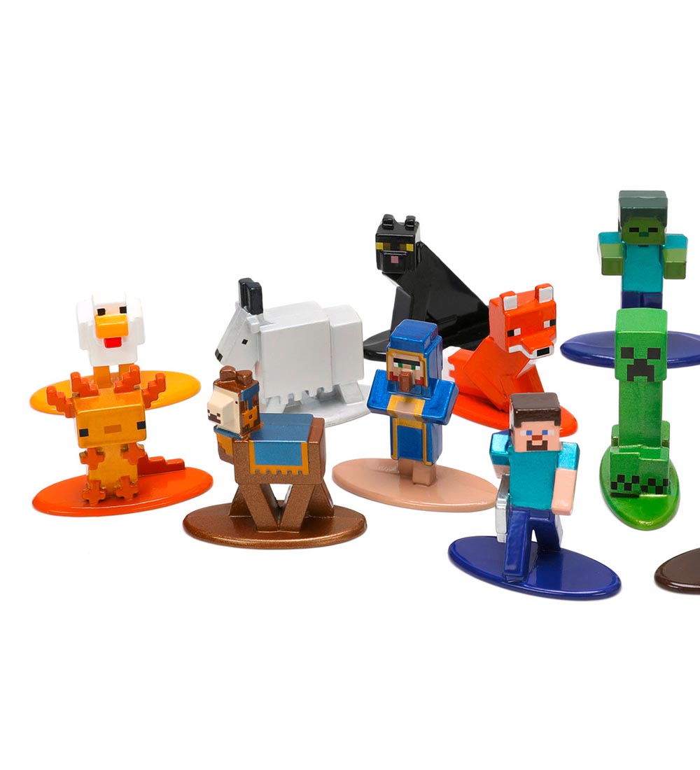 Jada Toy Figurine - Minecraft Multi Pack Nano Figures - 16 Parts
