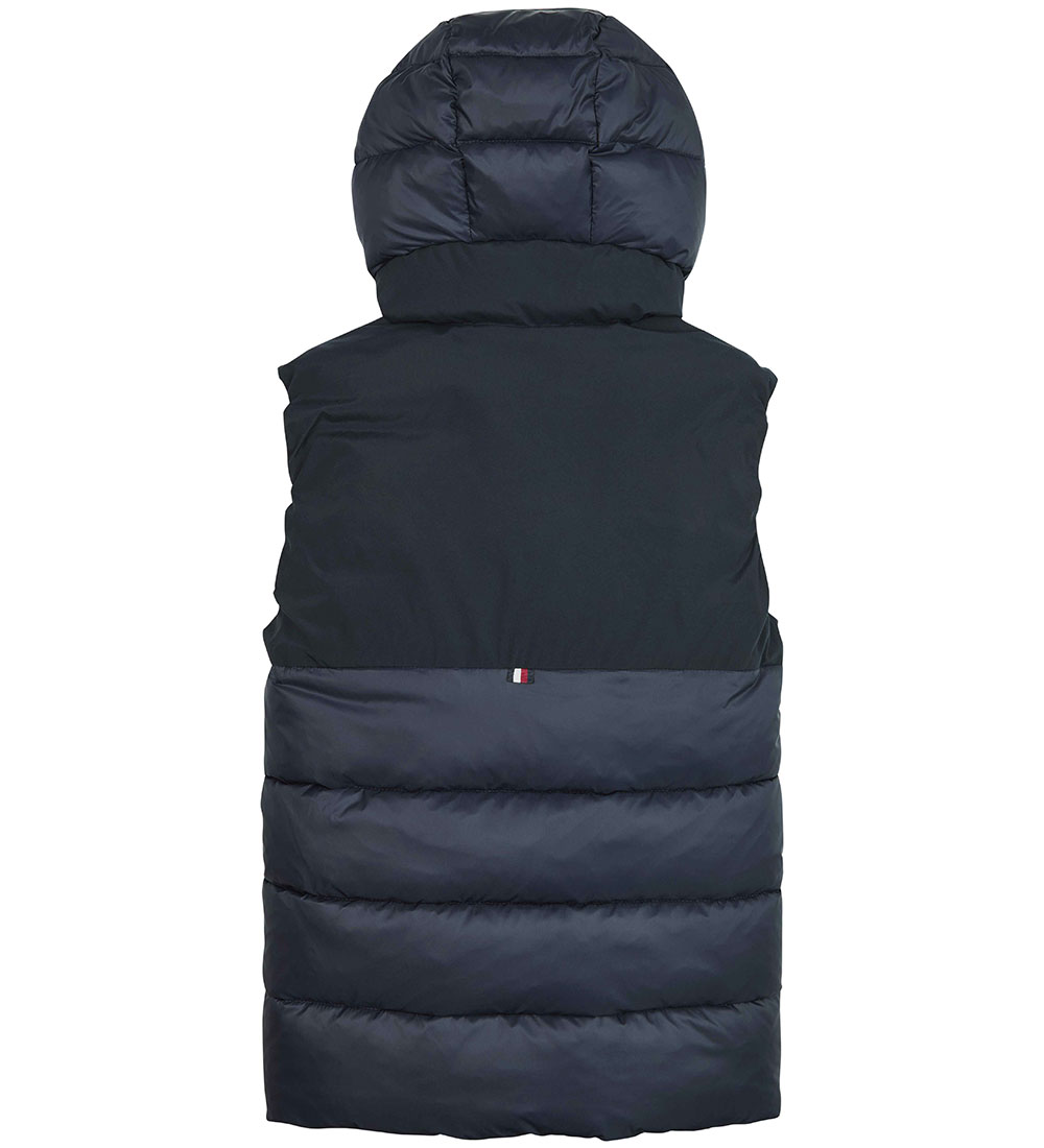 Tommy Hilfiger Puffer Vest - Mix Media - Desert Sky