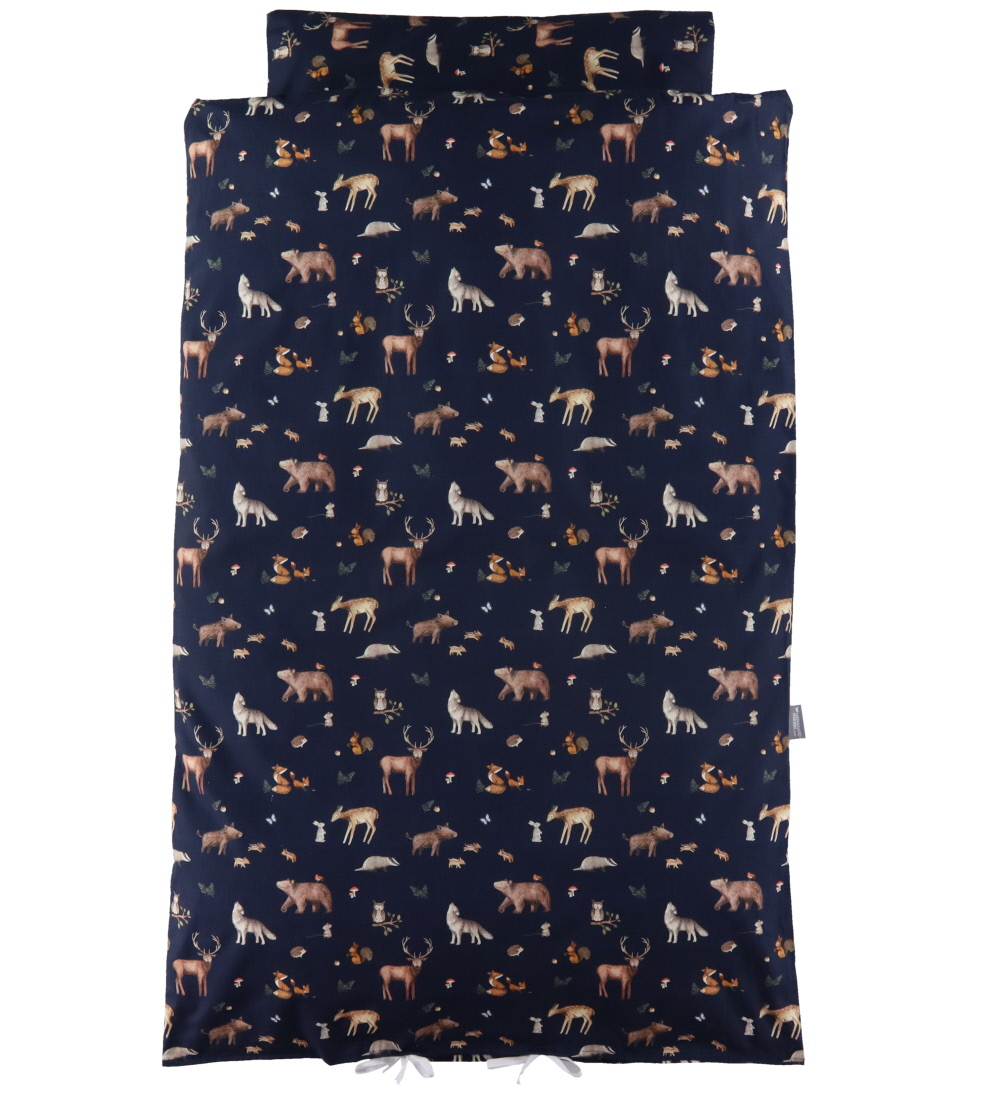 Nørgaard Madsens Bedding - Junior - Navy Animals I The forest