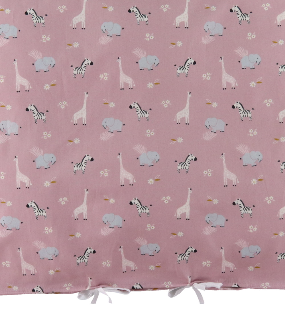 Nørgaard Madsens Bedding - Baby - Pink w. Zoo Animals