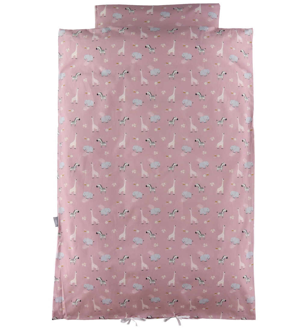 Nørgaard Madsens Bedding - Baby - Pink w. Zoo Animals