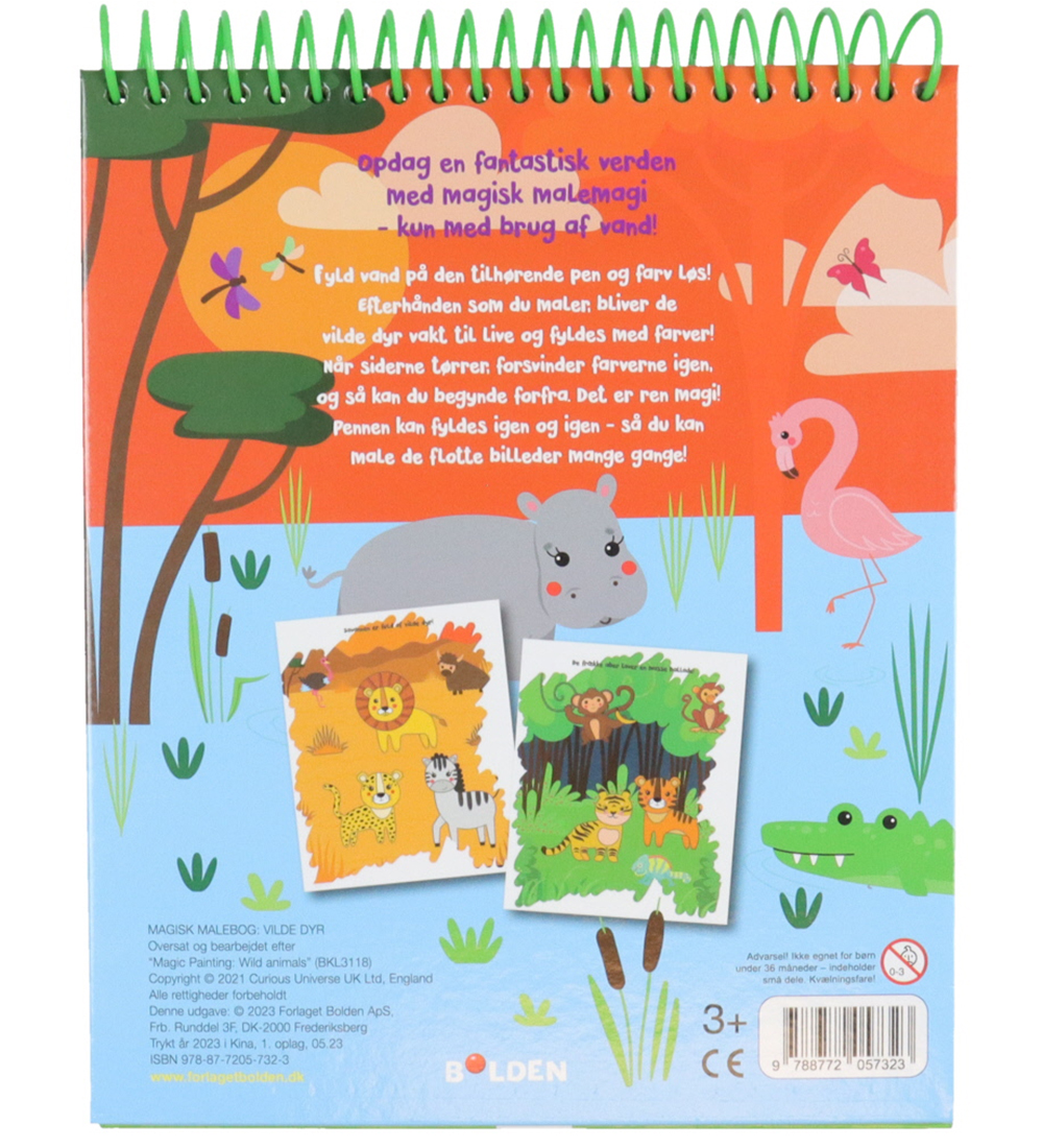 Forlaget Bolden Magic Colouring Book - Wild Animals