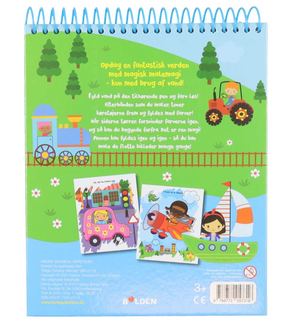 Forlaget Bolden Magic Colouring Book - Vehicles