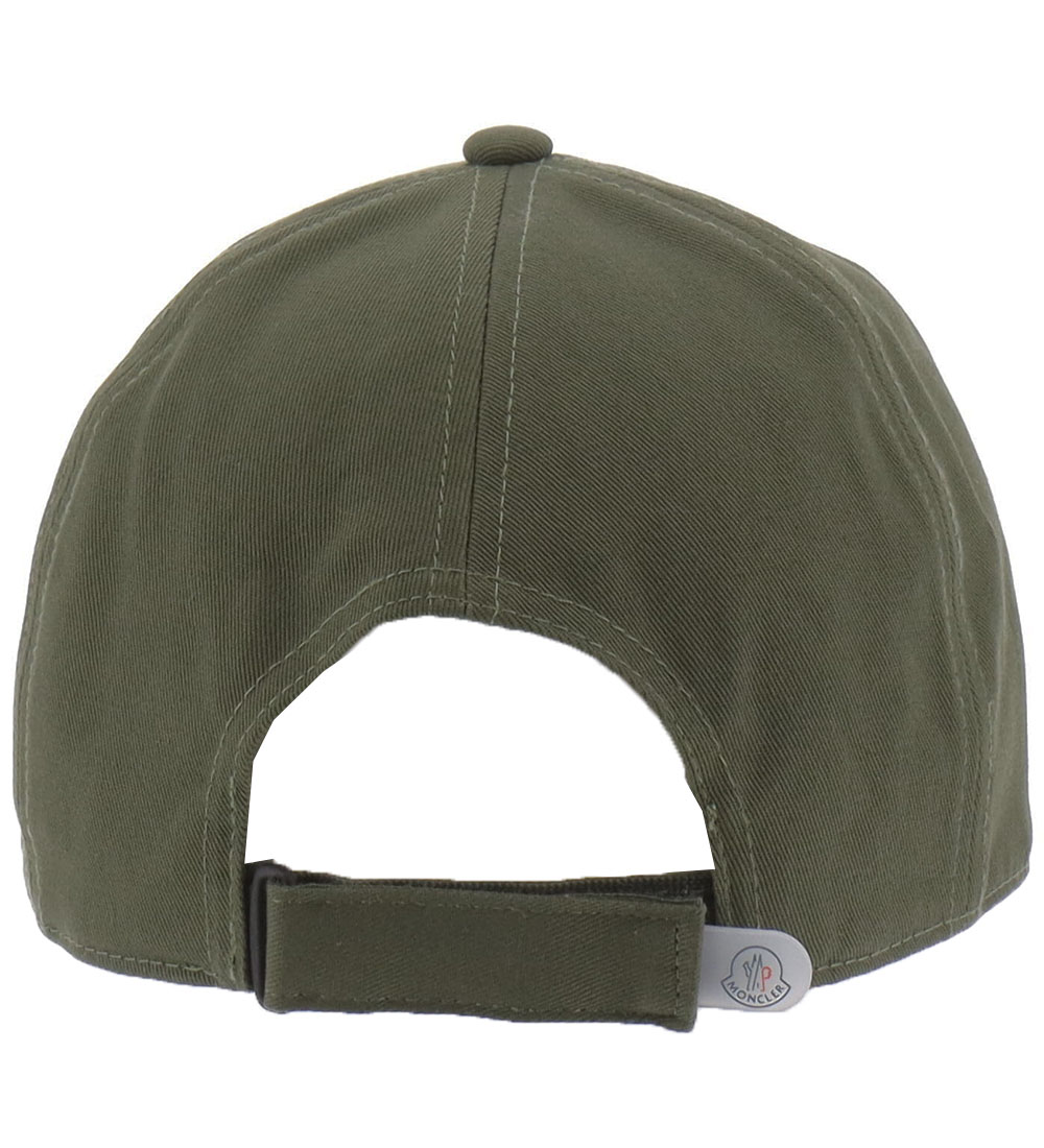 Moncler Cap - Hergrænn M. Hvítur