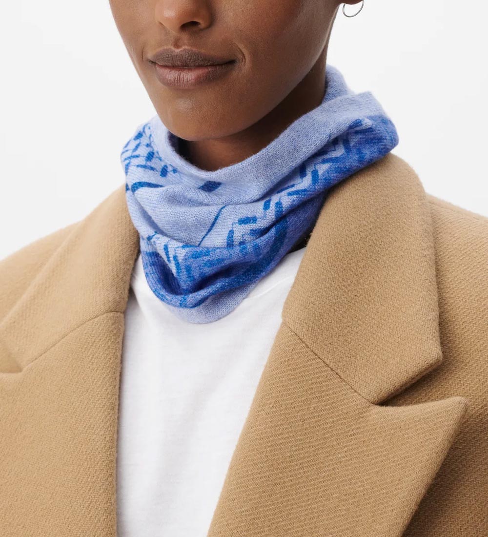Lala Berlin Tube Scarf - Aladdy - Crossover Faded Denim