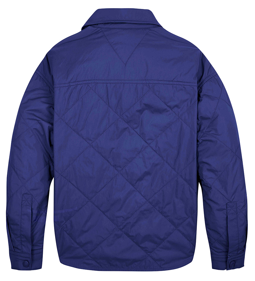 Tommy Hilfiger Jacket - Padded Overshirt - Navy Voyage