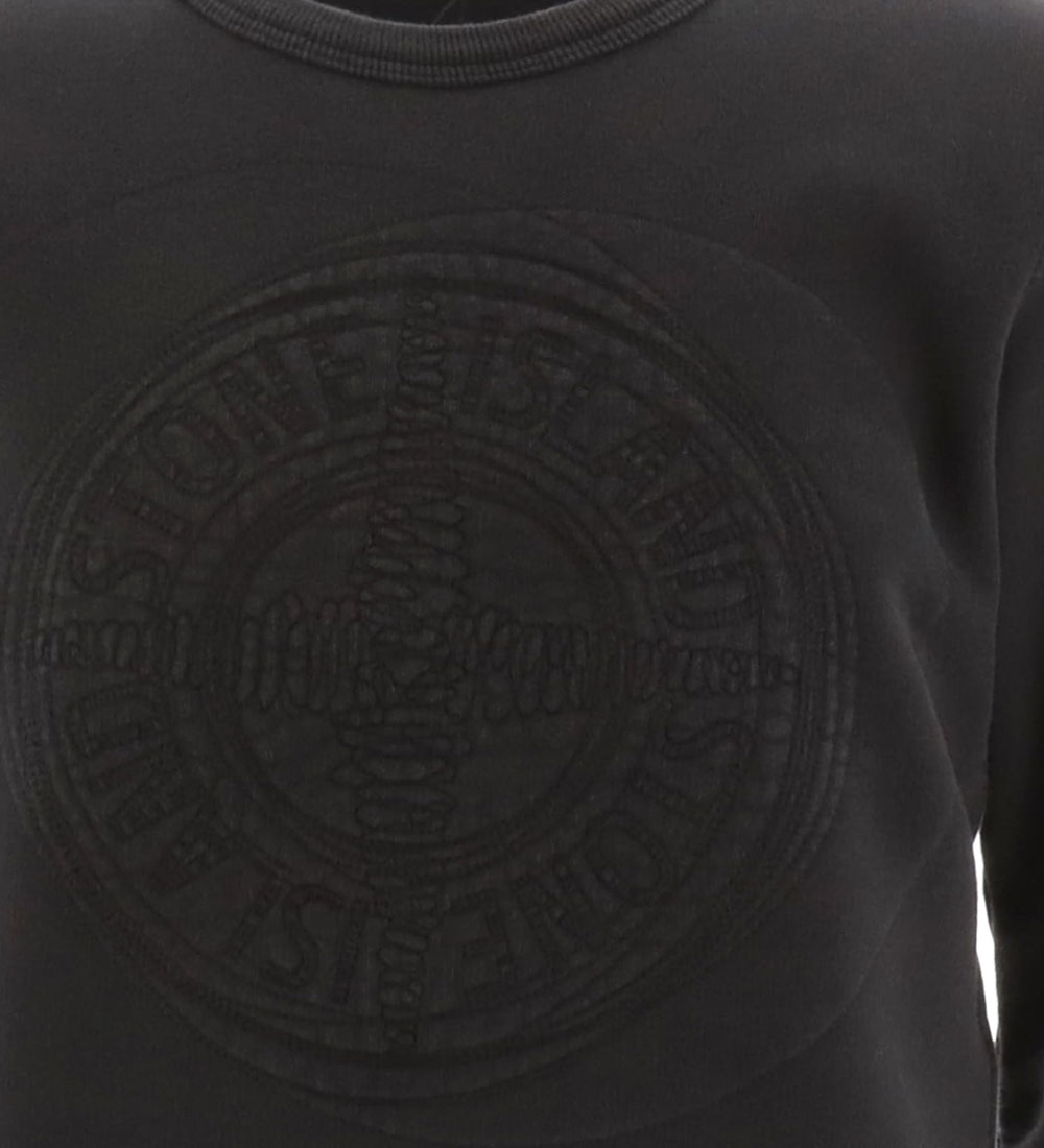 Stone Island Sweatshirt - Black w. Logo