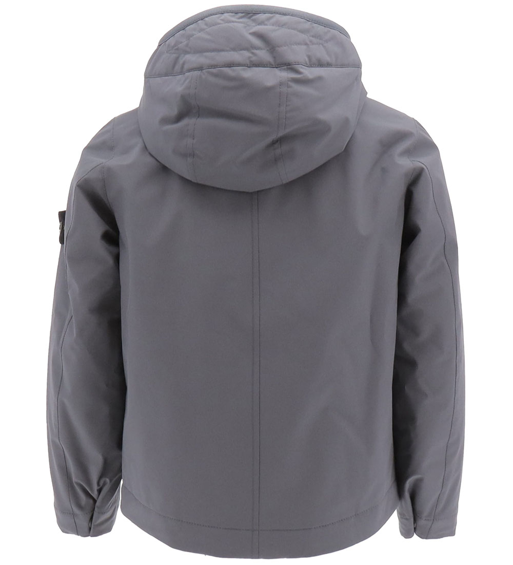 Stone Island Softshell Jacket w. Padding - Lead Grey