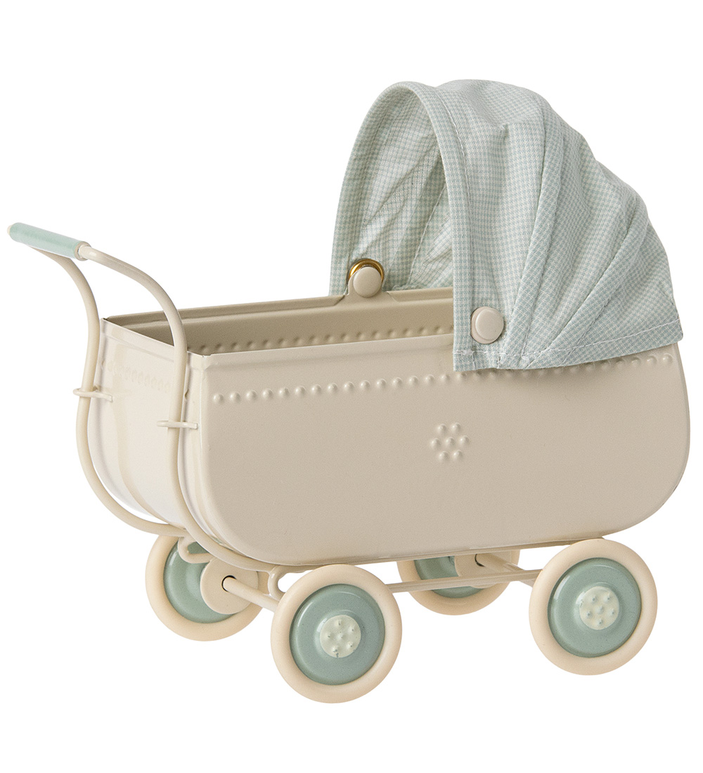 Maileg Kinderwagen - Micro - Blauw