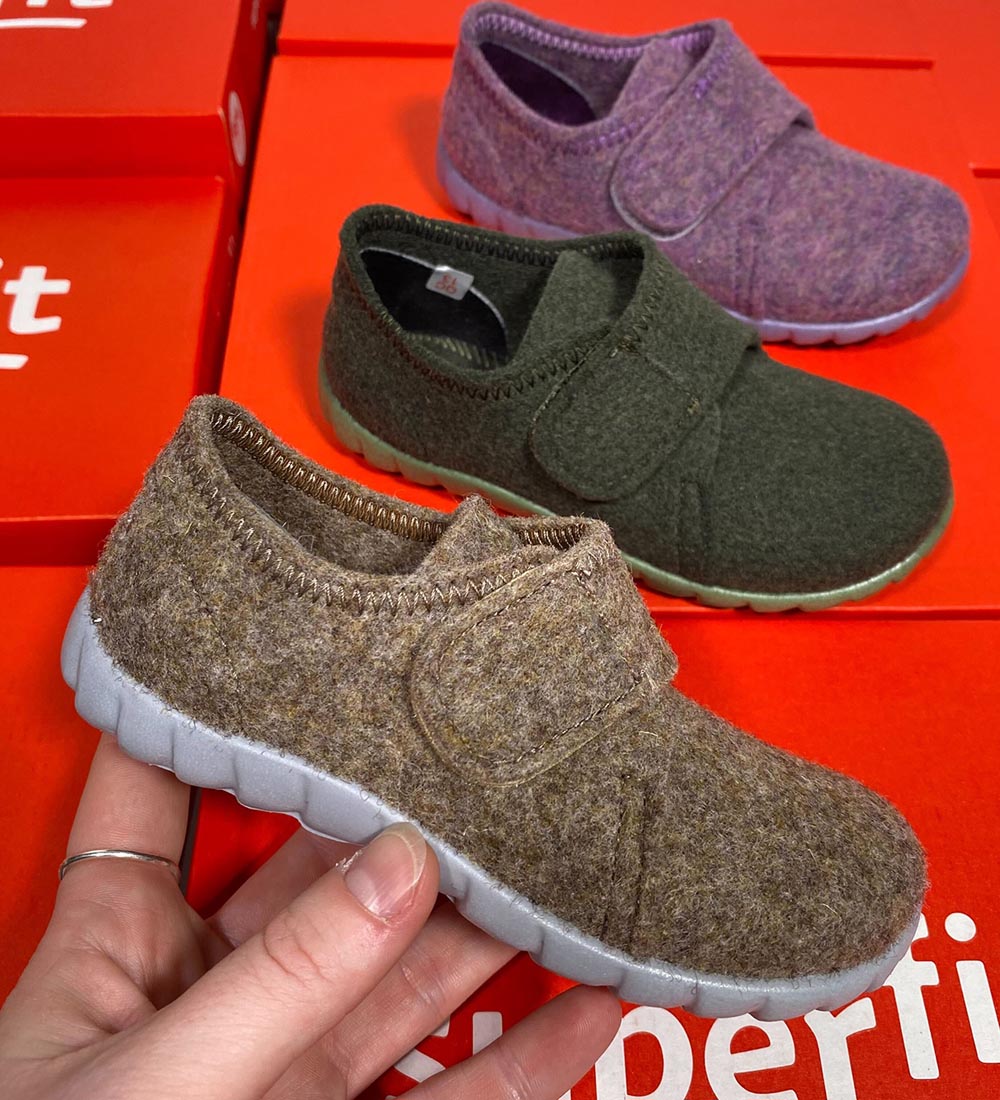 Superfit Slippers - Wool - Purple
