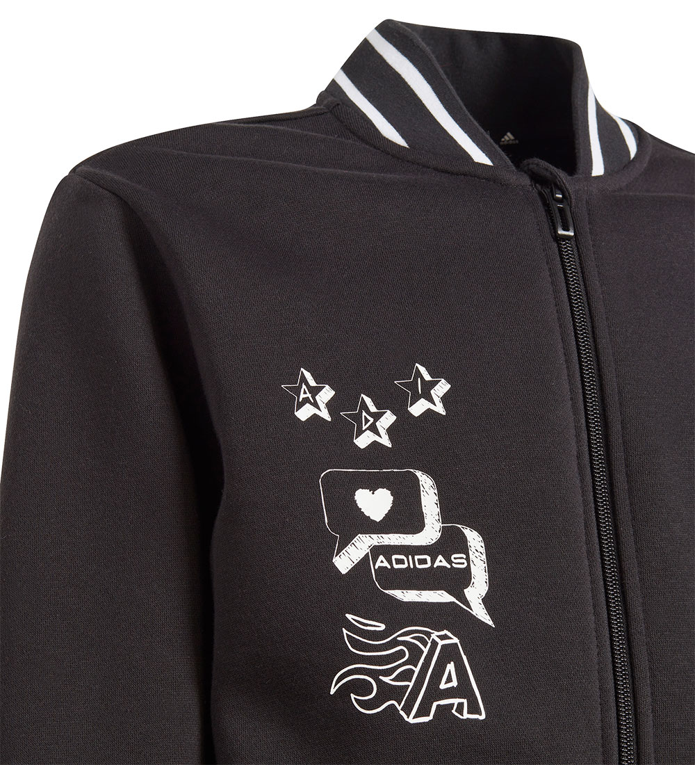 adidas Performance Sweat Set - J BLUV Q3 TS - Black/White