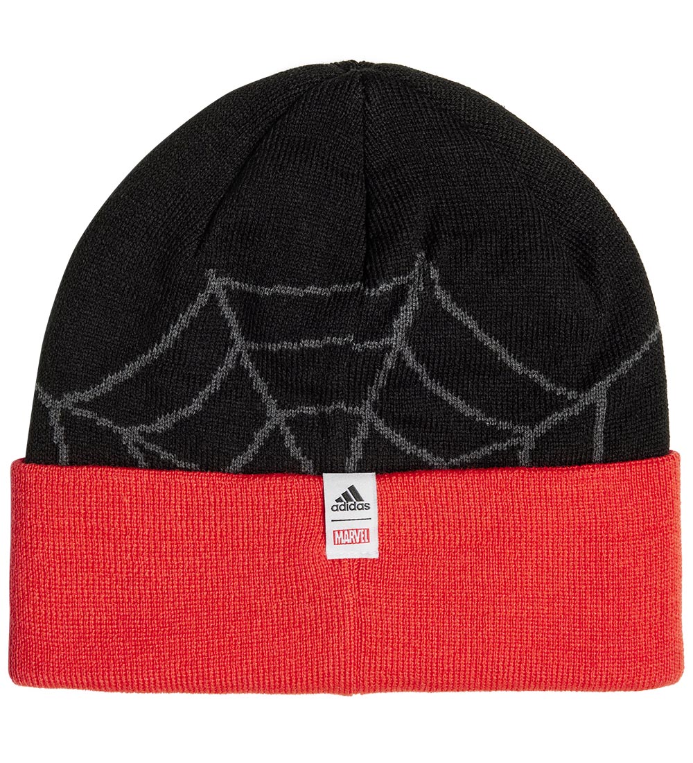adidas Performance Beanie - Knitted - Spider-Man - Black/Red