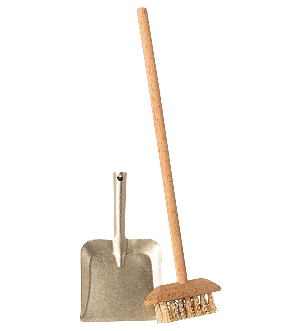 Maileg Sweeping set - Broom/Sweeping tray