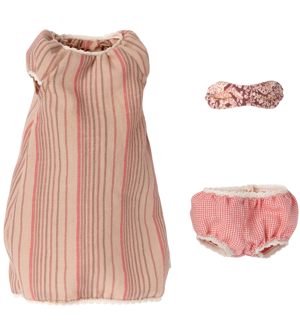 Peluche Maileg - Souris - Medium+ - 33 cm - Chemise de Nuit