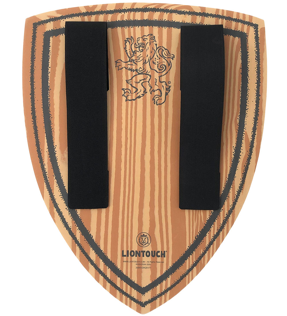Liontouch Costume - WoodyLion Shield - Ochre/Brown