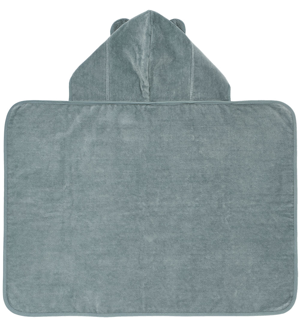 Liewood Hooded Towel - 60x80 cm - Vilas - Blue Fog
